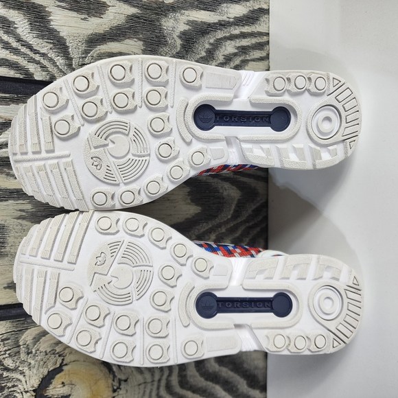 Adidas ZX Flux Torsion Red Womens  Size 7 Athletic Running Shoes S77906 - Picture 8 of 10